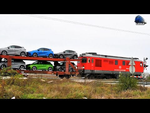 LDE2100 60-1702-9 & Tren cu Mașini Ford DB Cargo Ford Cars Train Oradea - 14 November 2020