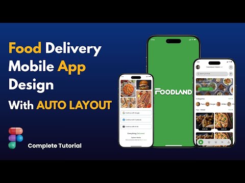 Food Delivery App Design in Figma with Auto Layout | Complete UI Tutorial