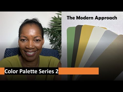 Color Palette Series 2:   The Modern Approach  #colorpaletteseries  #colorpalette #freddiekingdecor