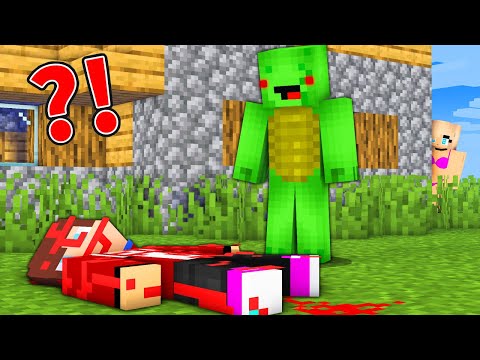JJ got REVENGE from Mikey, because HE CHEATING with GIRL in Minecraft Challenge - Maizen