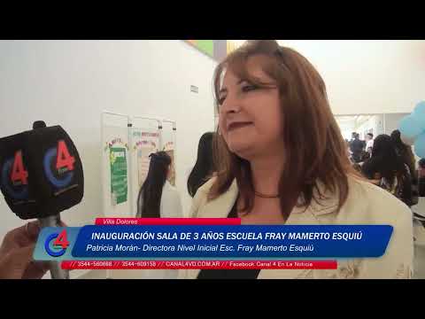 Inauguración sala de 3 años escuela Fray Mamerto Esquiu