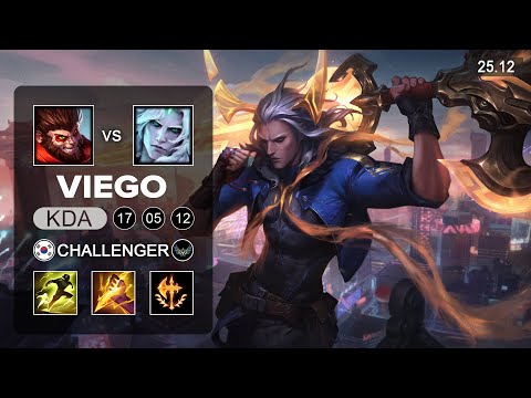 Viego vs Wukong Jungle - KR Challenger - Patch 25.12 Season 15