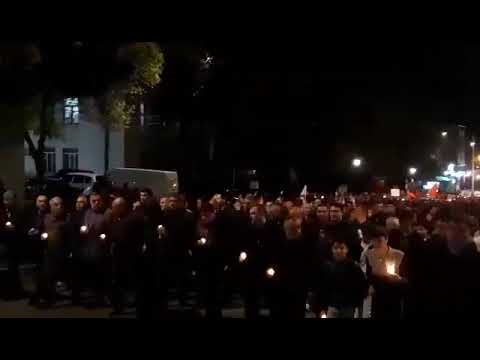 Արցախի ջահաերթին միացան ներկա նախագահն ու նախկին նախագահները