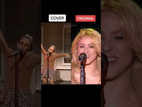 Ariana grande sounds like Shakira more than Shakira 😂 | #shorts #shortsfeed #viral