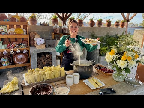 UCHEPOS AND CORN ATOLE!!