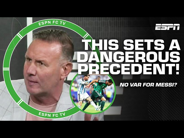 Craig Burley takes issue with Lionel Messi AVOIDING RED CARD against Algeria 👀 | ESPN FC