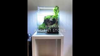 Download lagu Waterfall aquarium terrarium with Ancient Stone mp3