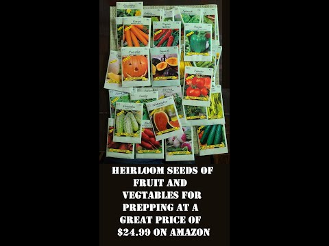 , title : 'Affordable prepping Heirloom Seeds #Shorts #Survival_Garden'