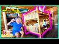 We Stayed In A Giant Cabin House Tour with arcade games!