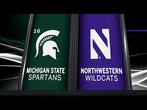 Michigan State at Northwestern - Football Highlights