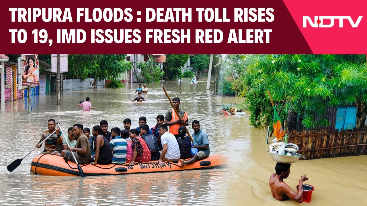 Tripura Floods: Death Toll Rises To 19, Over 65,000 People Displaced