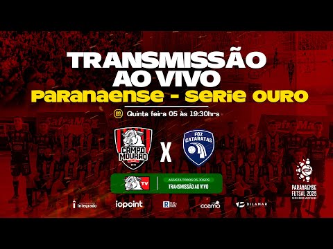 ACMF CAMPO MOURÃO FUTSAL x FOZ CATARATAS - 10ª R - CAMPEONATO PARANAENSE DE FUTSAL - SÉRIE OURO 2025