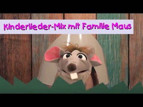 Kinderlieder-Mix mit Familie Maus || Kinderlieder mit Puppen