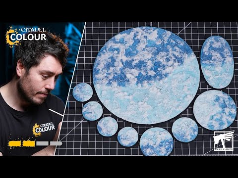 How to Paint: Ice Covered Bases | Intermediate | #Warhammer