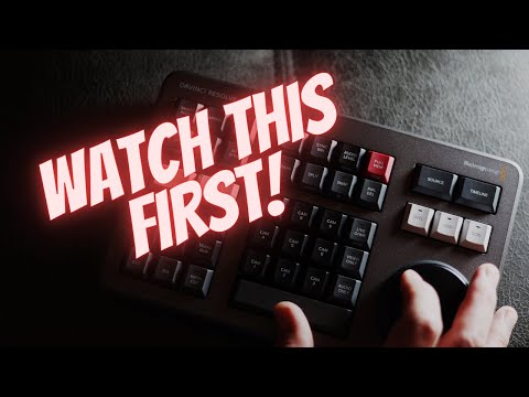 Davinci Resolve Speed Editor - WATCH THIS FIRST