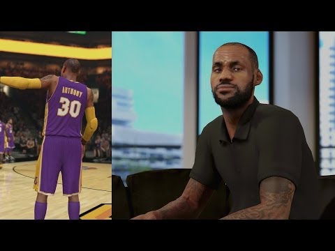 NBA 2K14 PS4 My Career - LeBron Recruiting