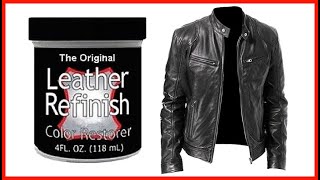 Refinishing an old Black Leather Jacket with Wood-N-Stuff Color Restorer