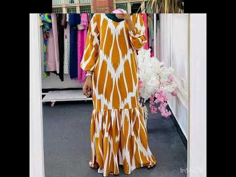 Mishono mipya ya vitambaa kaftan bubu dress #ankarastyle #ankara #africanclothing