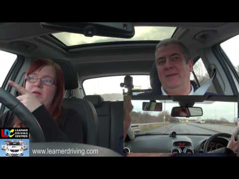 Nikki's 17th driving lesson - High speed roundabouts