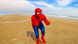 Joy From The Beach | Spider-Man Looking For Teammates | Happy Videos