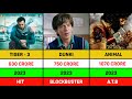 Dunki vs Tiger - 3 vs Animal movie budget and | Tiger - 3 vs Animal movie collection