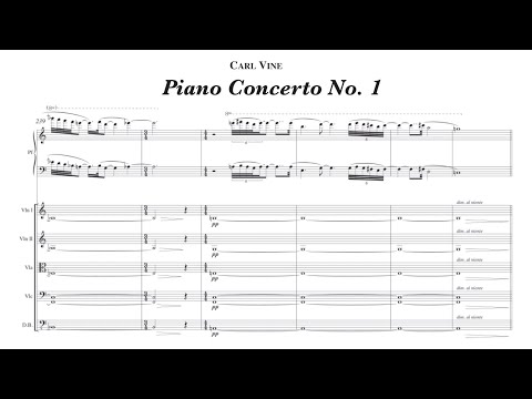 Carl Vine - Piano Concerto No. 1 [with full score]