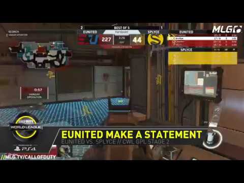 eUnited defeat Splyce 250-50 - CWL Global Pro League - Stage 2 - Group Yellow