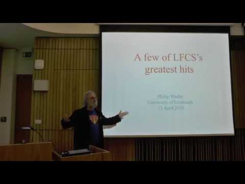 [LFCS30] Philip Wadler: A Few of LFCS's Greatest Hits