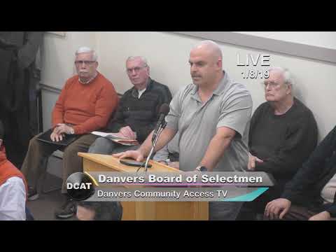 Board Of Selectmen: 1/8/19 - Danvers, MA
