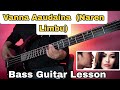 Naren Limbu - Vanna Aaudaina Bass Guitar Lesson | Nepali Bass Guitar Lesson