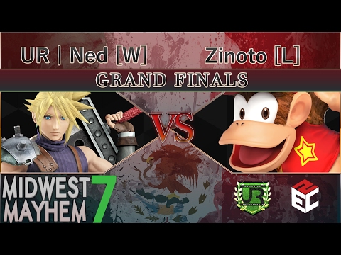 Midwest Mayhem 7 GRAND FINALS - UR | Ned [W] (Cloud) vs Zinoto [L] (Diddy Kong)
