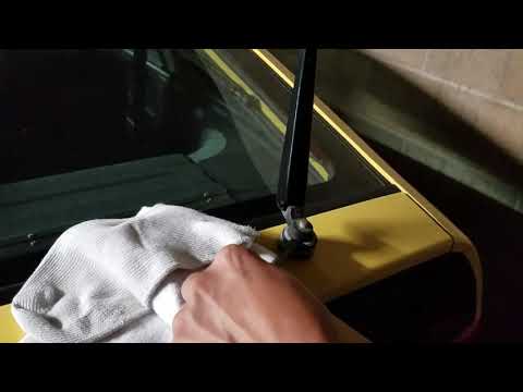 1989 Honda CRX Rear Wiper Delete  Part 1 of 3