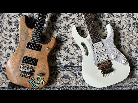 Ibanez JEM7v vs Washburn N4 Vintage Shootout
