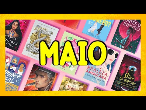 LANÇAMENTOS LITERÁRIOS DE MAIO (2022) + SORTEIO 8 MIL INSCRITOS! 🌟