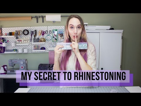 MY SECRETS TO RHINESTONING: Learn how I apply...