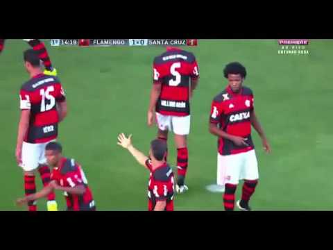 Flamengo 3 x 0 Santa Cruz   Melhores Momentos COMPLETO   Brasileirão 2016 (confraria do urubu)