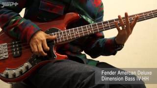 Video thumbnail for 【デジマートNew Gear Showcase】Fender / American Deluxe Dimension Bass IV HH by digimartnet