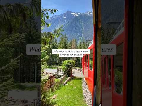 Who says mountain adventures are only for winter? Explore the stunning beauty of the Alps 🚠🏔️🌸