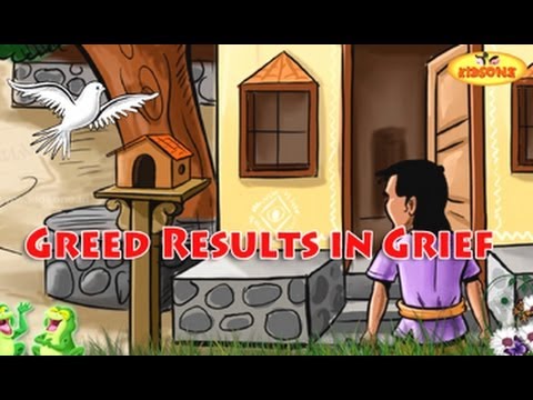 Greed Results In Grief || Pigeon and Crow || English Moral Story For Kids