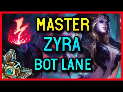 MASTER ZYRA BOT LANE SEASON 8 - League of Legends
