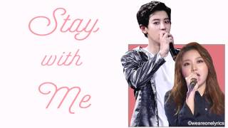 Chanyeol & Punch - Stay With Me [Hangul, English and EASY Lyrics]