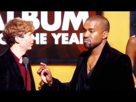 The Grammy Awards 2015   Kanye West Interrupt Beck Hansen Acceptance Speech