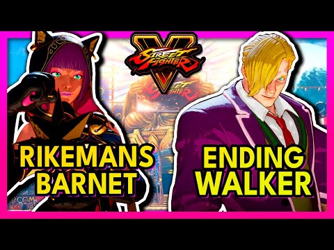 SFV 🥊 RikemansBarnet (MENAT) VS Ending Walker (ED) 🥊 スト5  🥊 SF5 🥊 Street Fighter 5