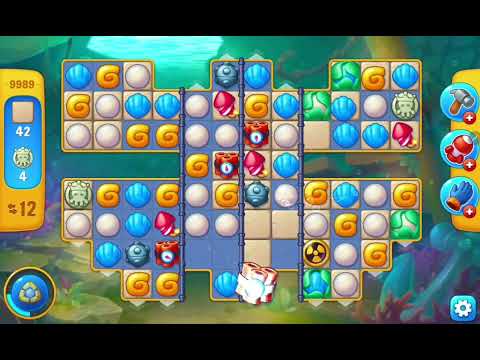 Fishdom Easy Level 9989 (with ingame lightning and firecracker boosters) @choraelmin