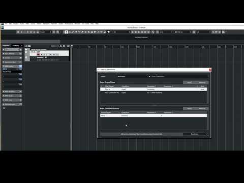 Controlling Midi CC Using Eucon Control Surfaces with Cubase and Nuendo