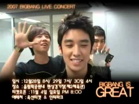 BIGBANG's promotional video for GREAT concert