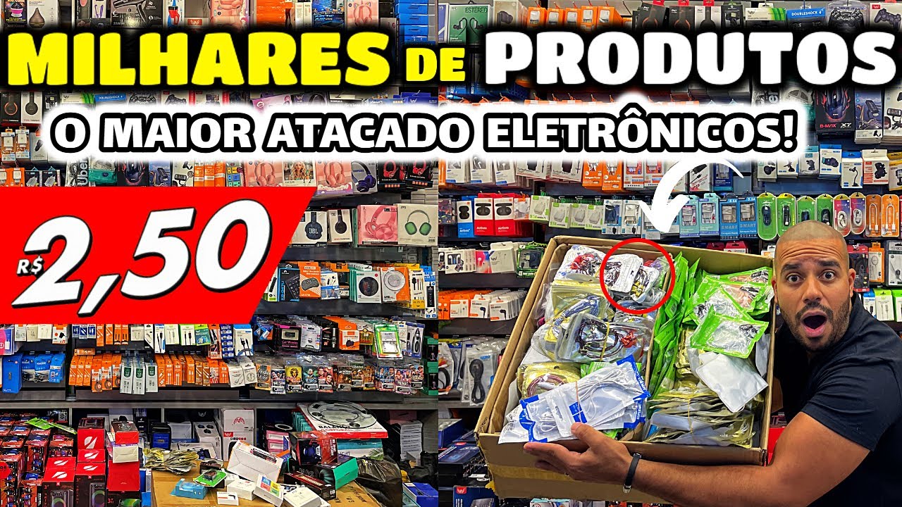 EU ACHEI - FORNECEDORES De ELETRÔNICOS No ATACADO para REVENDA GALERIA KORAI 25 de Março SÃO PAULO