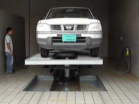 Car Washing Lift  With Tyre Rest Platform