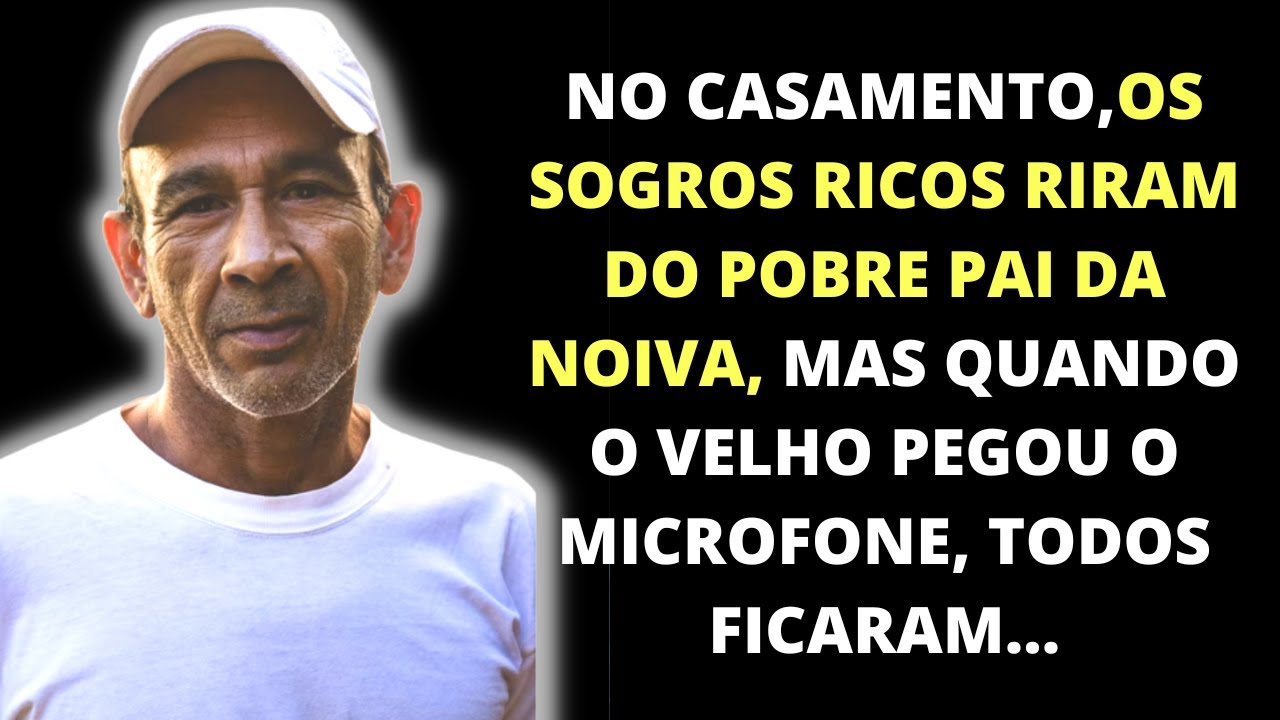 No casamento, os sogros ricos riram do pobre pai da noiva, mas quando ele começou a cantar…