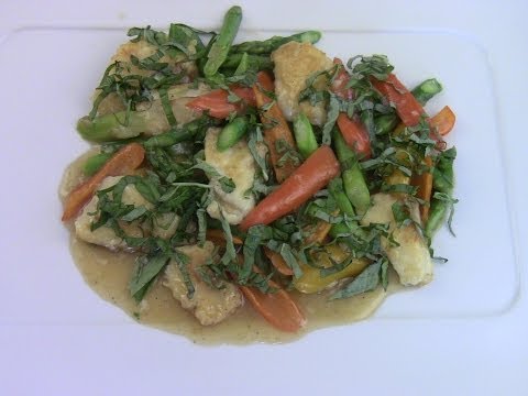 Fish Stir Fried With Herbs